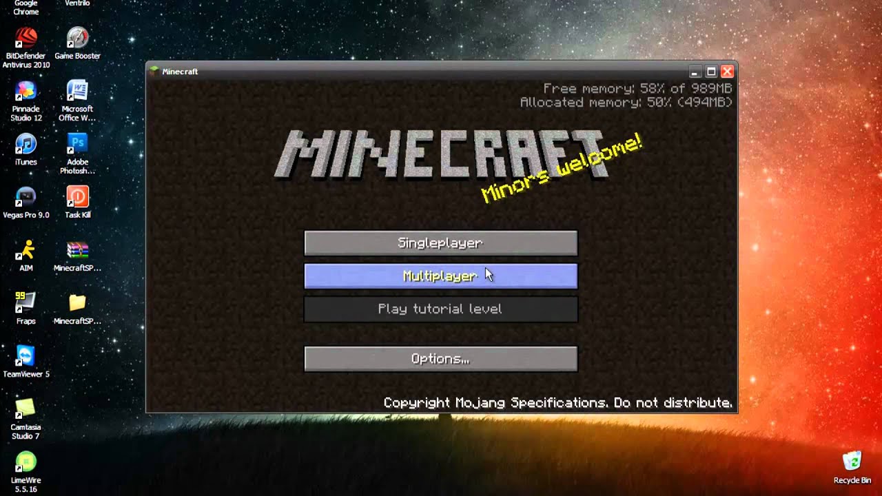 Minecraft 1.7 for mac